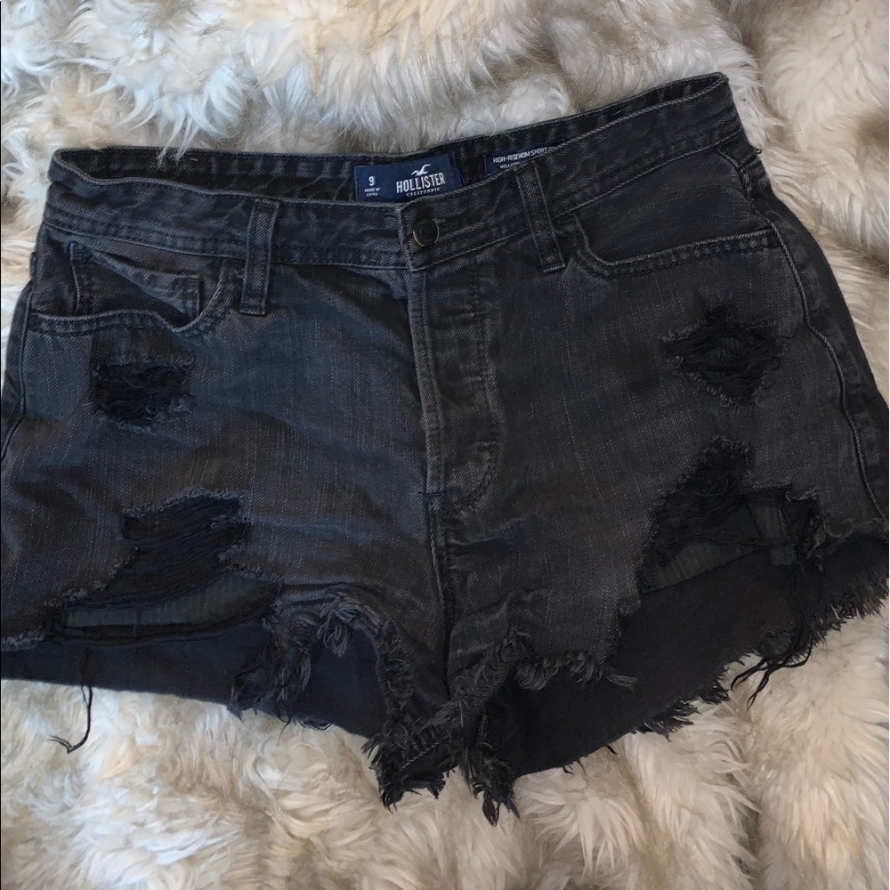 Jean shorts black